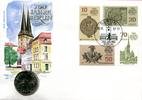DDR Deutsche Demokratische Republik 5 Mark Numisbrief DDR Numisbrief 1987 750 Jahre Berlin 5 Mark Nikolaiviertel