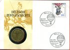 BRD Bundesrepublik Deutschland 5 Mark Numisbrief BRD Numisbrief 1992 Deutsche Postgeschichte 5 Mark 1990