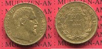Frankreich France Napoleon III Empire 20 Francs Goldmünze, Goldcoin Frankreich 20 Francs, 1855 A Napoleon III. Empereur