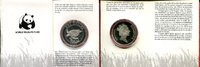 Bermuda 1 Dollar Bermuda. Silber-Gedenkmünze 25 Jahre WWF 1986 写真