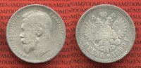 Russland Russia 1 Rubel Silber Russland Rubel 1899 Nikolaus II Silber
