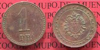 Kaiserreich Kleinmünze nach Jäger 1 Pfennig Probe Kaiserreich Deutsches Reich, 1 Pfennig Motivprobe zu Jäger 1 mit Perlkr. Pf