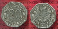 Schwarzburg Sondershausen 20 Pfennig Fürstentum Schwarzburg Sondershausen Kriegsnotgeld o.J. 20 Pfennig Achteckig