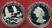 Bahamas 5 Dollars Silber Gefährdete Tierwelt. Bahamas. Enten. 5 Dollar. Silber. 1994 Bild
