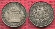 Frankreich, France Medaille Silber Frankreich Silbermedaille 1820 Orleons Feuerversicherung Tempel in Flammen Bild