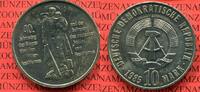 DDR GDR Deutsche Demokratische Republik 10 Mark Neusilber DDR 10 Mark Gedenkmünze Neusilber 1985 Befreiung