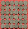 III. Reich 36 x 2 Reichsmark Kursmünzen Silber III. Reich Lot von 36 x 2 Reichsmark 1937-39 Hindenburg / Hoheitszeichen
