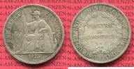 Französisch Indochina Piastre de Commerce Französisch Indochina 1925 A Piaster Silber Piastre de Commerce Trade Coin