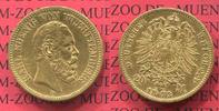 Württemberg 20 Mark Goldmünze Württemberg 20 Mark 1873, Karl, Gold