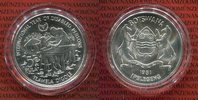 Botswana 5 Pula Silbermünze Botswana 5 Pula 1981 Internationales Jahr der Behinderten