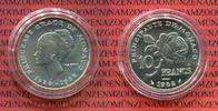 Monaco 10 Francs Silber Probe Monaco 10 Francs Silber 1982 Grace Kelly Probe Essai Изображение