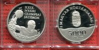 Ungarn Hungary 5000 Forint Silber Ungarn 5000 Forint Silber 2008 Olympiade Peking 2008 Wasserball