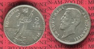 Rumänien Romania 2 Lei Silber Rumänien 2 Lei Silber 1914 Carol. I. Kursmünze Circulation Coin