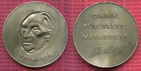 Bundesrepublik Deutschland FRG Versilberte Verdienstmedaille Konrad Adenauer Verdienstmedaille Dank für Treue Mitarbeit Unterschrift 1956 Foto