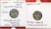 Indien India Delhi 4 Gani Indien Sultanat Delhi 4 Gani Silber Ghiyath al-Din Tughluq 1320 - 1325 A.D.
