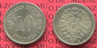 Kaiserreich Kleinmünze nach Jäger 10 Pfennig Kaiserreich Deutsches Reich, 10 Pfennig 1876 D