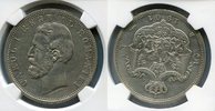 Rumänien Romania 5 Lei Silber Rumänien 5 Lei Silber 1901 Carol. I.