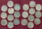 Weissrussland Belarus 20 Rubel Roubles Silber Weissrussland Belarus 10 x 20 Rubel Märchen der Welt mit Edelsteinen mattiert