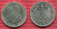 Bundesrepublik Deutschland 5 DM 5 DM 1957 J, 100. Todestag von Joseph Freiherr von Eichendorff