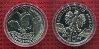 Polen, Poland Polska Animal Series 20 Zloty Silbermünze Polen 20 Zloty 2010 Fledermaus, Tierserie Silber Animal series