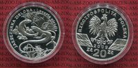 Polen, Poland Polska Animal Series 20 Zloty Silbermünze Polen 20 Zloty 2009 Eidechsen Salamander , Tierserie Silber Animal series