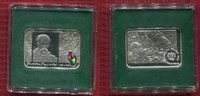 Polen, Poland, Polska 20 Zloty Silber Gedenkmünze Polen 20 Zloty 2004 Stanislaw Wyspianski Rechteckig 40x28 mm Farbmünze
