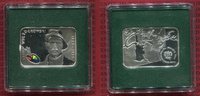 Polen, Poland, Polska 20 Zloty Silber Gedenkmünze Polen 20 Zloty 2007 Leon Wyczolkowski Rechteckig 40x28 mm Farbmünze Maler
