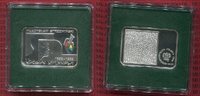 Polen, Poland, Polska 20 Zloty Silber Gedenkmünze Polen 20 Zloty 2009 Wladislaw Strzeminski Rechteckig 40x28 mm Farbmünze Maler