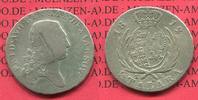 Sachsen Albertinische Linie Saxony 1/3 Konventionstaler Thaler Sachsen Taler, 1/3 Taler 1812 IB für Warschau Friedrich August III. 1763-1806