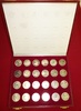 Bundesrepublik Deutschland, FRG, Germany Satz 24 x 10 DM mit Box 24 x 10 DM 1972 Olympische Spiele München Komplettsatz in Box Spiegelglanz