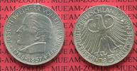 Bundesrepublik Deutschland, FRG, Germany 5 DM Silber Gedenkmünze 5 DM 1957 J, 100. Todestag von Joseph Freiherr von Eichendorff J. 391,