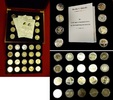 BRDBundesrepublik Deutschland, FRG, Germany 28 x 10 Euro Silber teilvergoldet BRD 28 x 10 Euro Silber 2002 - 2009 mit Teilvergoldung