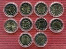 Europa Satz 10 x 2 Euro Gedenkmünzen Lot 10 x 2 Euro Gedenkmünzen diverse Motive 2012 - 2014