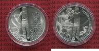 Österreich 20 Euro Silbermünze 25 Jahre Fall des Eisernen Vorhangs - Iron Curtain - Berliner Mauer -