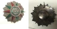 Tunesien Orden Des Ruhms Silber brillantiert Orden Sternform mit Emaille