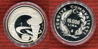 Türkei 10.000 Lira Silber Türkei 10000 Lira Silber 1988 Olympische Sommerspiele Seoul
