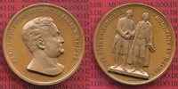Sachsen, Weimar Stadt Bonzemedaille Auf die Einweihung des Goethe-Schiller-Denkmals in Weimar Brustbild Karl August Foto