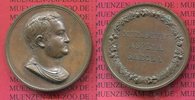Sachsen-Weimar-Eisenach Bonzemedaille Carl August, 1775-1828. Verdienstmedaille v. Andrieu winzige Auflage low mintage Foto