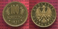 Österreich, Austria 1. Republik 100 Schilling Gold Österreich 100 Schilling 1931 Gold, fast Stempelglanz