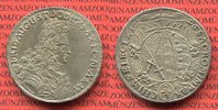 Sachsen Albertinische Linie 2/3 Taler Sachsen Albertinische Linie 2/3 Taler 1696 Chemnitz Friedrich August I.