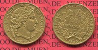 Frankreich 20 Francs Ceres Frankreich, 20 Francs 1849 A, Republik Ceres-Kopf Key Date