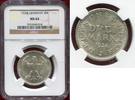 Weimarer Republik Germany 3 Mark Silber Drei Ausgeschrieben 3M Weimarer Republik 3 Mark Kursmünze 1924 J Silber mit NGC Zertifikat 1924J