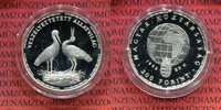 Ungarn 200 Forint Silber Endangered Wildlife Weiß-Störche