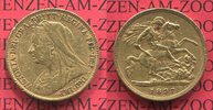 England Great Britain UK Half Sovereign Goldmünze England 1897 Half Sovereign Goldmünze Victoria