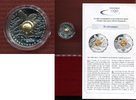 Polen, Poland, Polska 10 Zloty Silbermünze Polen 10 Zloty 2008 Olympische Spiele Peking, goldener Ball Silber, PP
