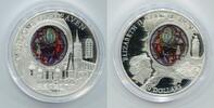 Cook Islands 10 Dollars Silbermünze Masterpieces of Crafts - Windows of Heaven - Obere Basilika Lourdes -