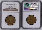 USA 10 Dollars Goldmünze Eagle Coronet Head USA 10 Dollars Liberty, Frauenkopf, 1850 Large Date Mzz. Coronet Head Ten D. Bild