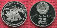 Russland Russia 25 Rubel Palladium 1 Unze Schiffsmotiv Russland 25 Rubel 1991, Palladium, 1 Unze, Three Saints Harbor Schiff PP