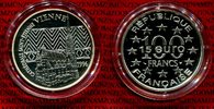 Frankreich 15 Euro 100 Francs Silber Frankreich 15 Euro 100 Francs Silber 1996 Stephansdom Wien