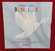 Benelux 3 x KMS je 1 Cent - 2 Euro + Medaille Benelux 3 x KMS je 1 Cent - 2 Euro + Medaille 2015 - 70 Jahre Frieden in Europa